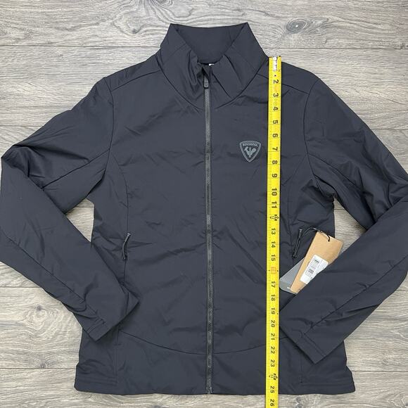 Rossignol Opside Jacket Size Large Womens Black Light Insulated Full Zip $230 - Picture 4 of 15